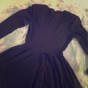 Black dress with pockets